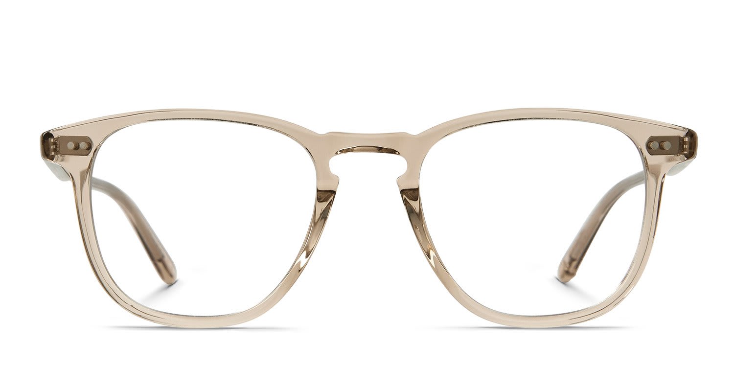 Garrett Leight Brooks Beige glasses - Beige - Frontal View