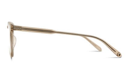 Garrett Leight Brooks Beige glasses - Beige - Side View