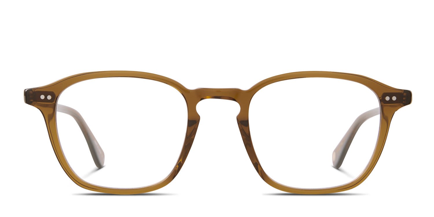 Garrett Leight Markus Brown glasses - Brown - Frontal View
