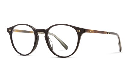 Mr. Leight Marmont C Black glasses - Black - Angle View