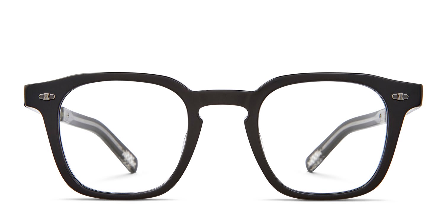 Mr. Leight Adonis C Shiny Black glasses - Shiny Black - Frontal View