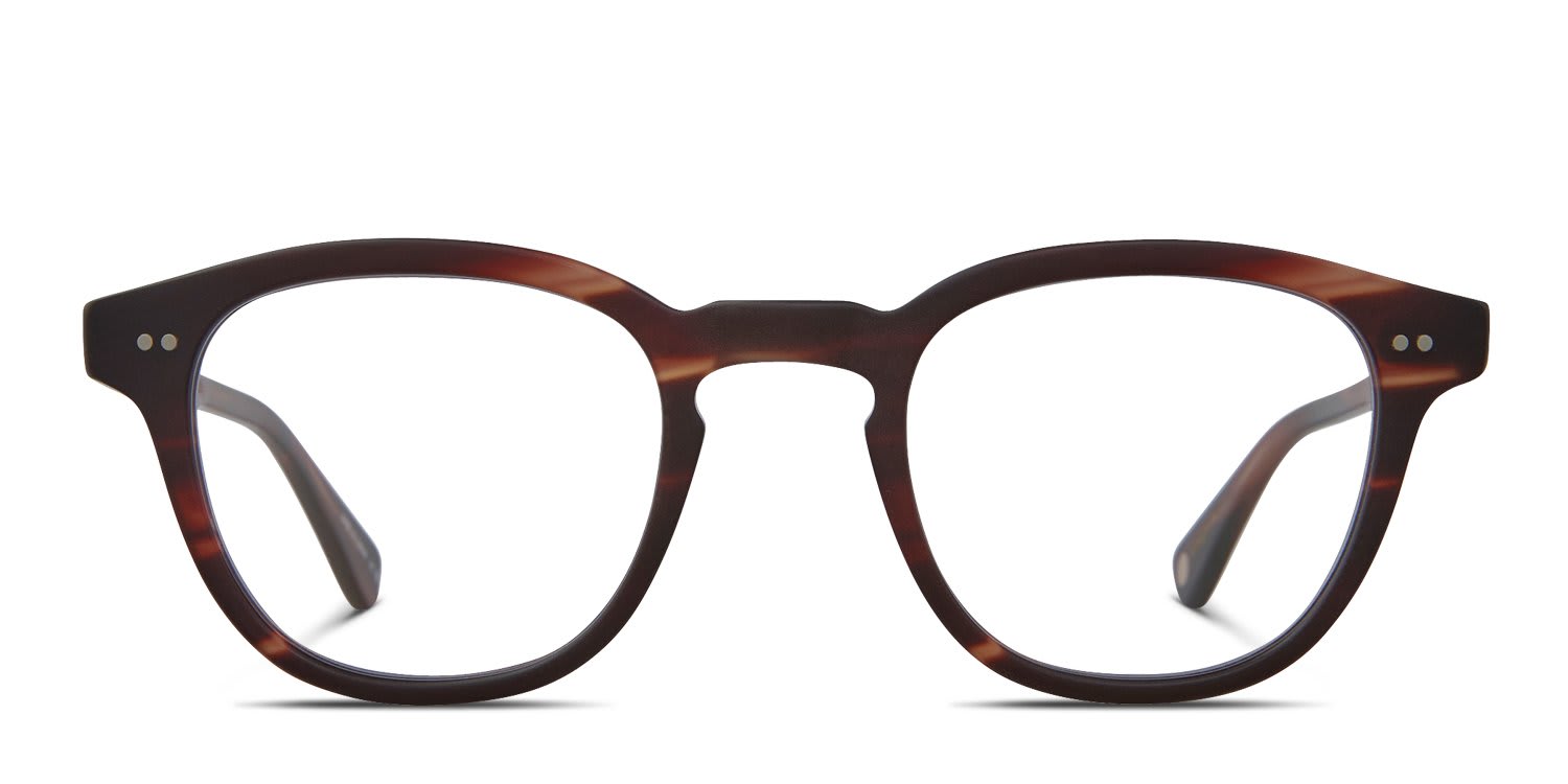 Garrett Leight Evan Brown, Tortoise glasses - Brown / Tortoise - Frontal View