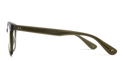 Garrett Leight Zac Green glasses - Green - Side View