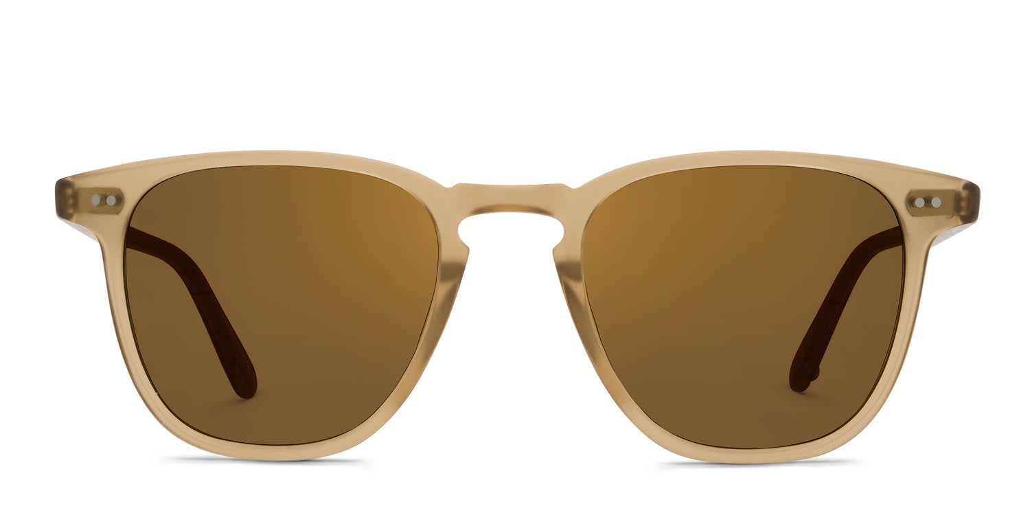 Garrett Leight GLCO x JJJJound Sun Brown glasses - Brown - Frontal View