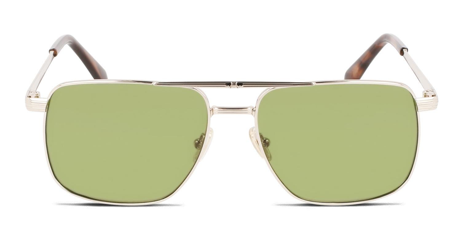 Lanvin LNV120S Gold, Green glasses - Gold / Green - Frontal View