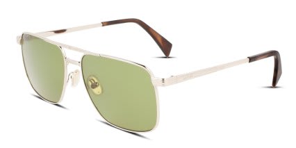 Lanvin LNV120S Gold, Green glasses - Gold / Green - Angle View