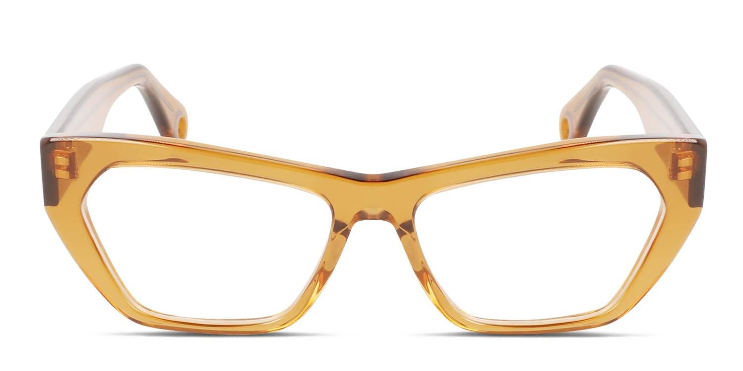 Lanvin LNV2627 Brown, Clear glasses - Brown / Clear - Frontal View