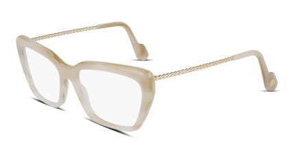 Lanvin LNV2632 White, Beige glasses - White / Beige - Angle View