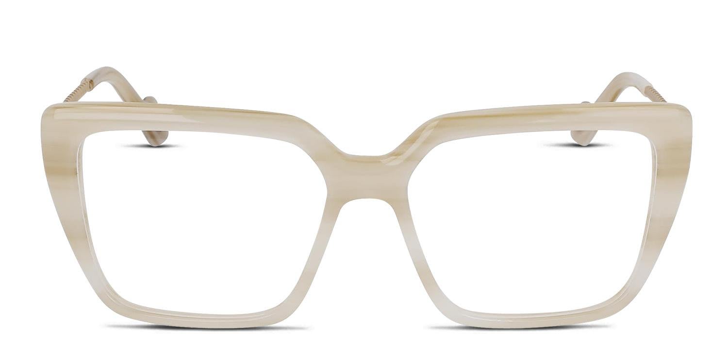 Lanvin LNV2633 White, Beige glasses - White / Beige - Frontal View