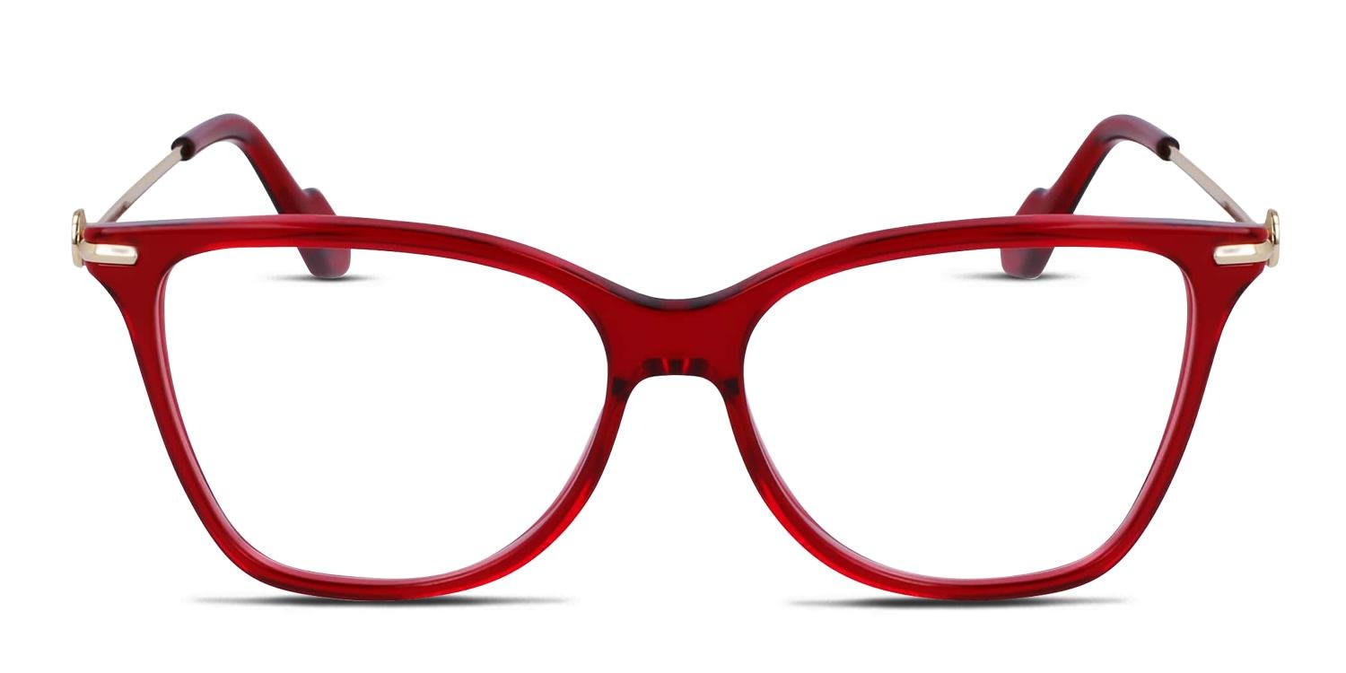 Lanvin LNV2637 Red glasses - Red - Frontal View