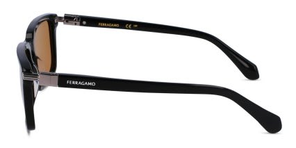 Ferragamo SF1110S Black glasses - Black - Side View