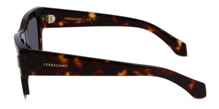 Ferragamo SF2011S Brown, Tortoise glasses - Brown / Tortoise - Side View