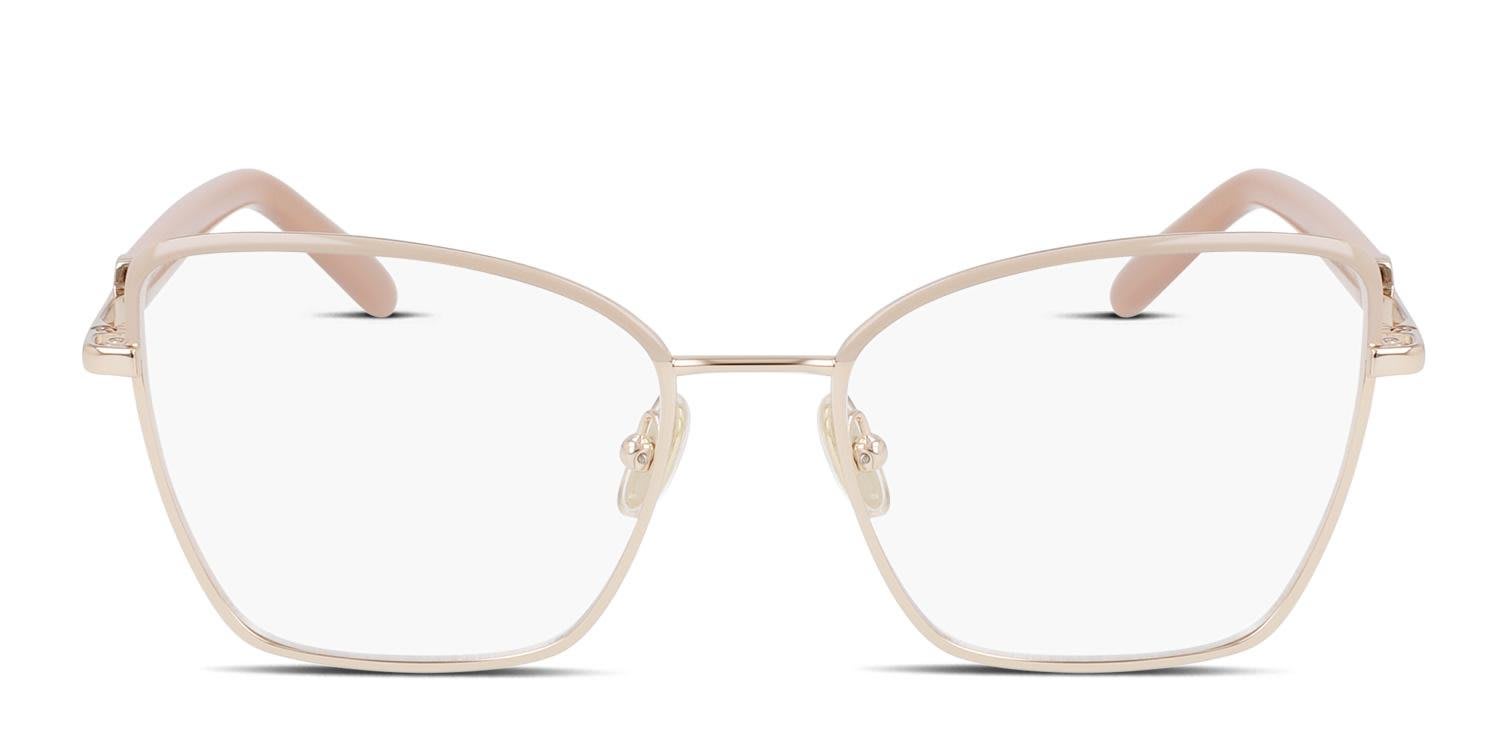 Ferragamo SF2223N Gold, Beige glasses - Gold / Beige - Frontal View
