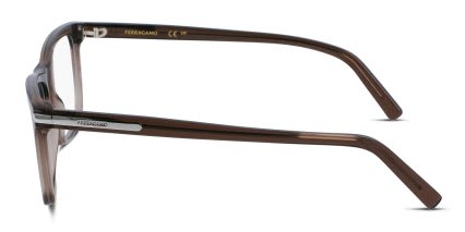 Ferragamo SF2959N Brown glasses - Brown - Side View