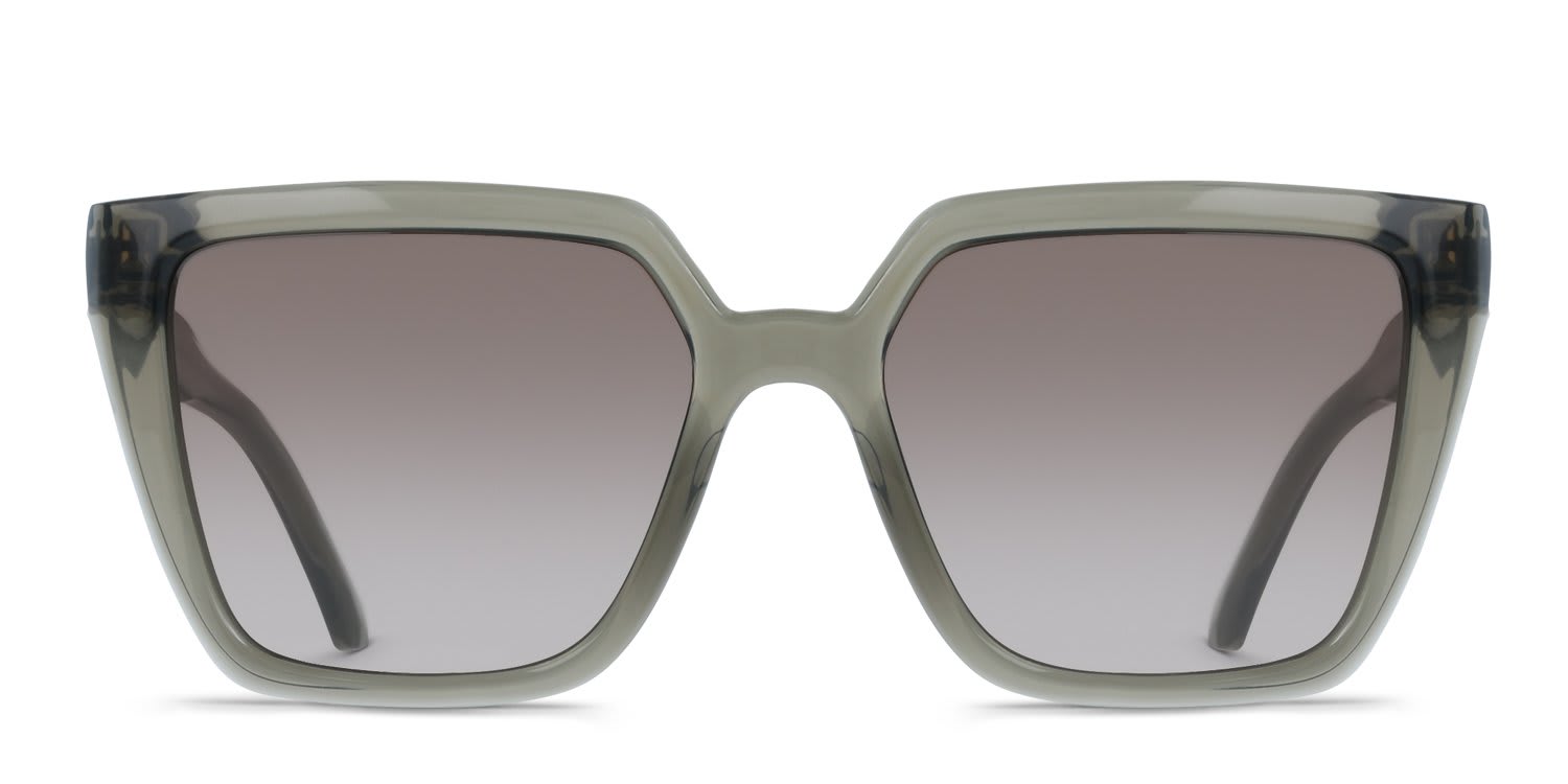 Ferragamo SF2058SE Green, Clear glasses - Green / Clear - Frontal View