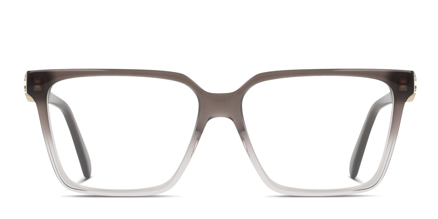 Ferragamo SF3059 Gray, Clear glasses - Gray / Clear - Frontal View