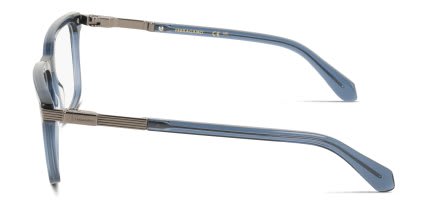 Ferragamo SF3065 Blue glasses - Blue - Side View