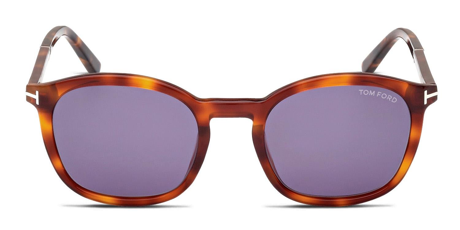 Tom Ford TF1020 Jayson Tortoise glasses - Brown - Frontal View
