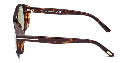 Tom Ford TF1022 Rosco Brown, Tortoise glasses - Brown / Tortoise - Side View