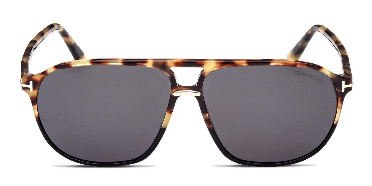 Tom Ford TF1026 Bruce Tortoise, Black glasses - Tortoise / Black - Frontal View