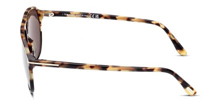 Tom Ford TF1026 Bruce Tortoise, Black glasses - Tortoise / Black - Side View