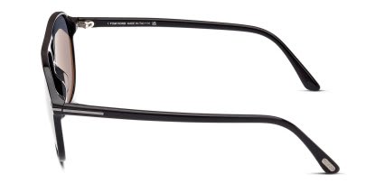 Tom Ford TF1026 Bruce Shiny Black glasses - Shiny Black - Side View