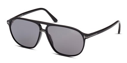 Tom Ford TF1026 Bruce Shiny Black glasses - Shiny Black - Angle View