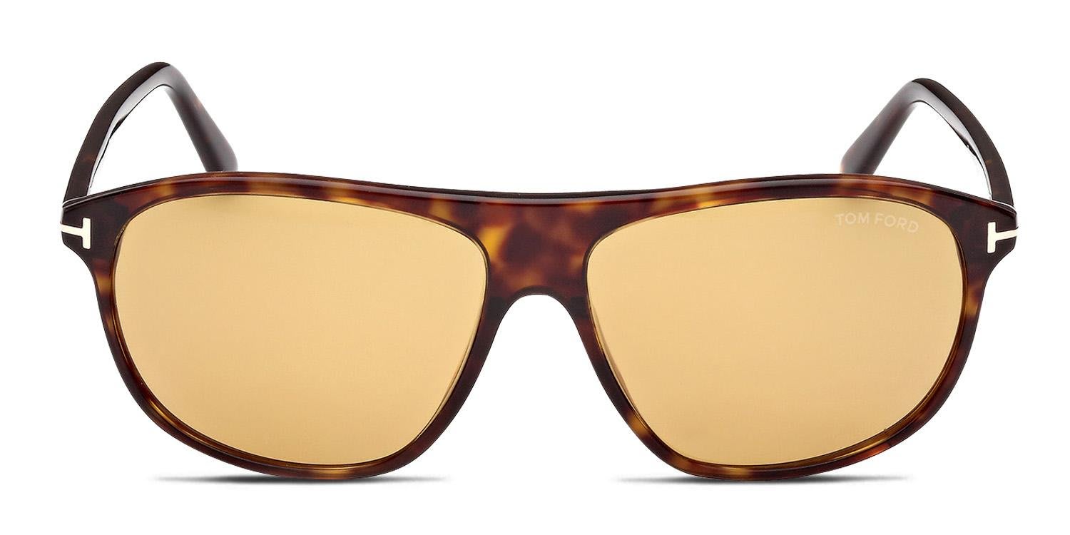 Tom Ford TF1027 Prescott Tortoise, Brown glasses - Tortoise / Brown - Frontal View