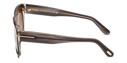 Tom Ford TF1025 Oliver-02 Gray glasses - Gray - Side View