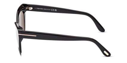 Tom Ford TF1031 Juliette Shiny Black glasses - Shiny Black - Side View