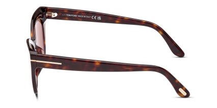 Tom Ford TF1031 Juliette Tortoise glasses - Tortoise - Side View