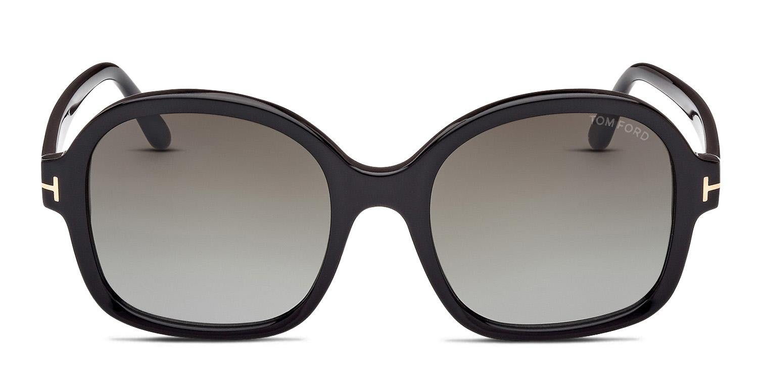 Tom Ford TF1034 Hanley Shiny Black glasses - Shiny Black - Frontal View