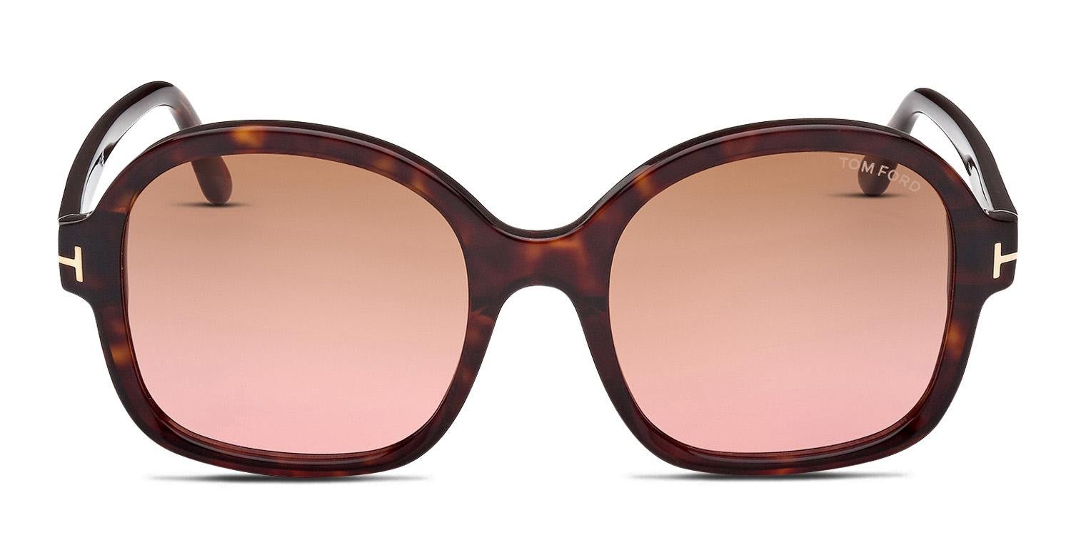 Tom Ford TF1034 Hanley Brown, Tortoise glasses - Brown / Tortoise - Frontal View
