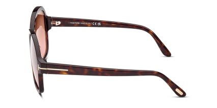 Tom Ford TF1034 Hanley Brown, Tortoise glasses - Brown / Tortoise - Side View
