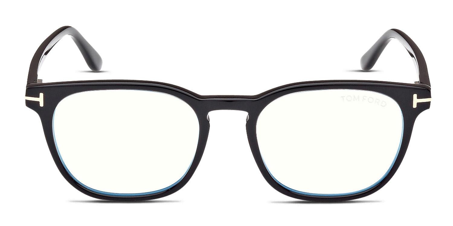 Tom Ford TF5868-B Shiny Black glasses - Shiny Black - Frontal View