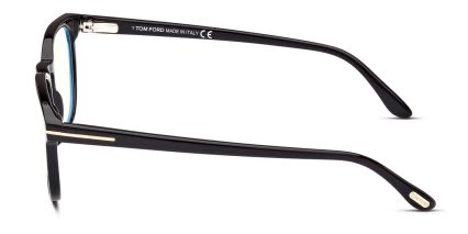 Tom Ford TF5868-B Shiny Black glasses - Shiny Black - Side View