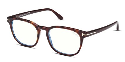 Tom Ford TF5868-B Brown, Tortoise glasses - Brown / Tortoise - Angle View