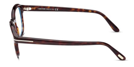Tom Ford TF5871-B Brown, Tortoise glasses - Brown / Tortoise - Side View