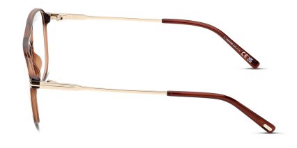 Tom Ford TF5874-B Brown glasses - Brown - Side View