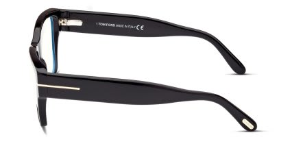 Tom Ford TF5878-B Shiny Black glasses - Shiny Black - Side View