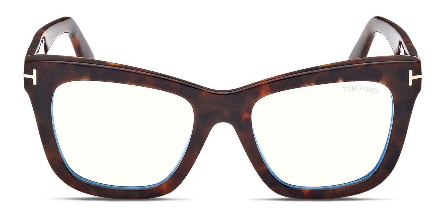 Tom Ford TF5881-B Tortoise glasses - Tortoise - Frontal View