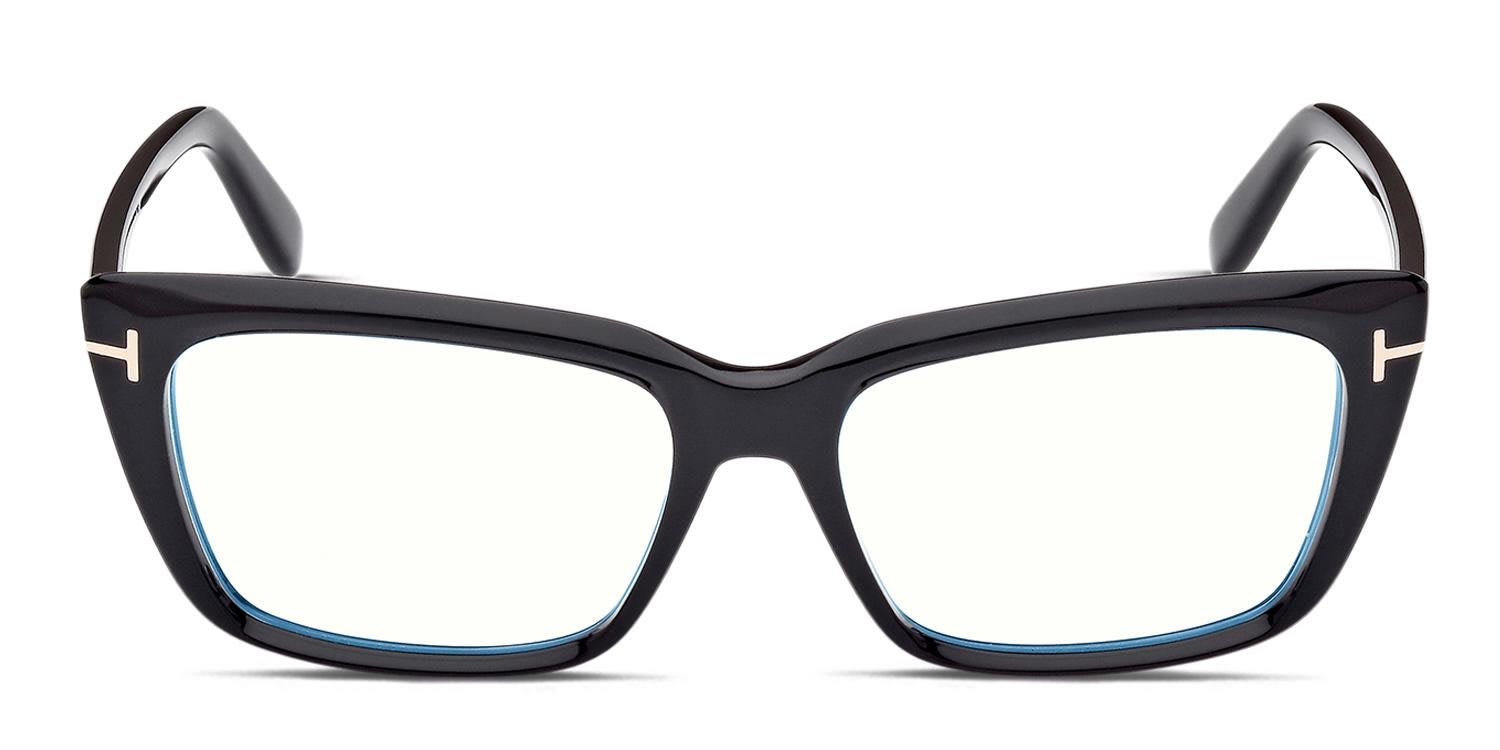 Tom Ford TF5894-B Shiny Black glasses - Shiny Black - Frontal View