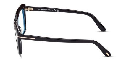 Tom Ford TF5894-B Shiny Black glasses - Shiny Black - Side View