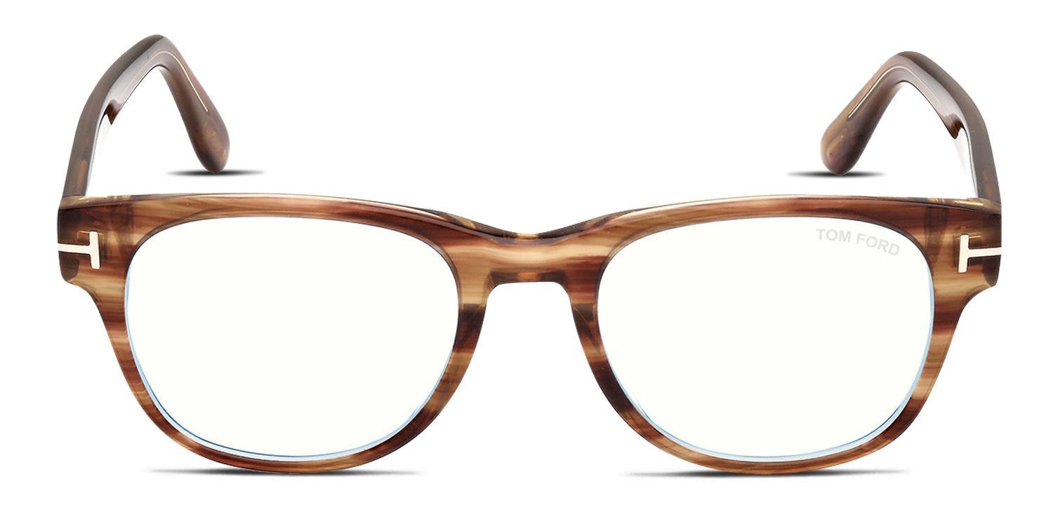 Tom Ford TF5898-B Brown glasses - Brown - Frontal View