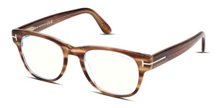 Tom Ford TF5898-B Brown glasses - Brown - Angle View