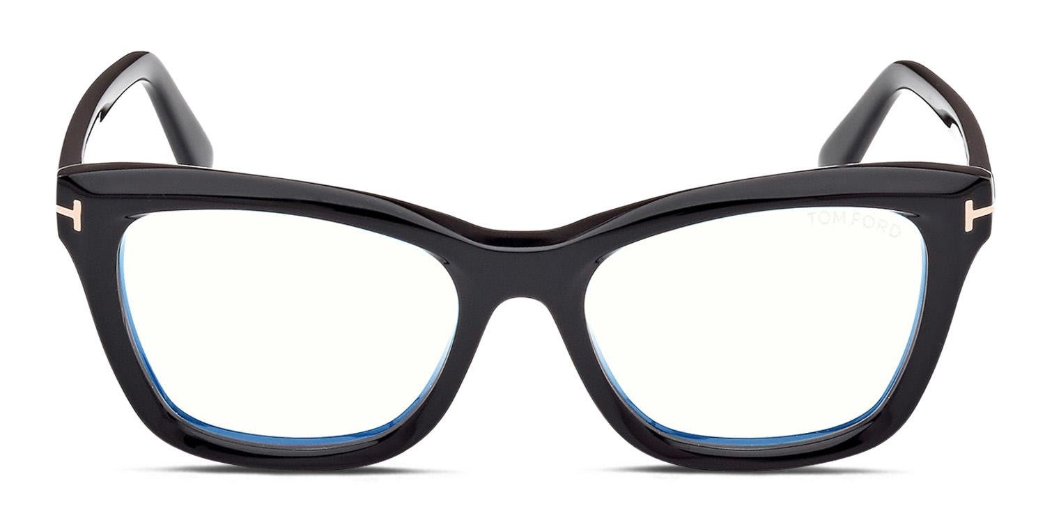 Tom Ford TF5909-B Shiny Black glasses - Shiny Black - Frontal View