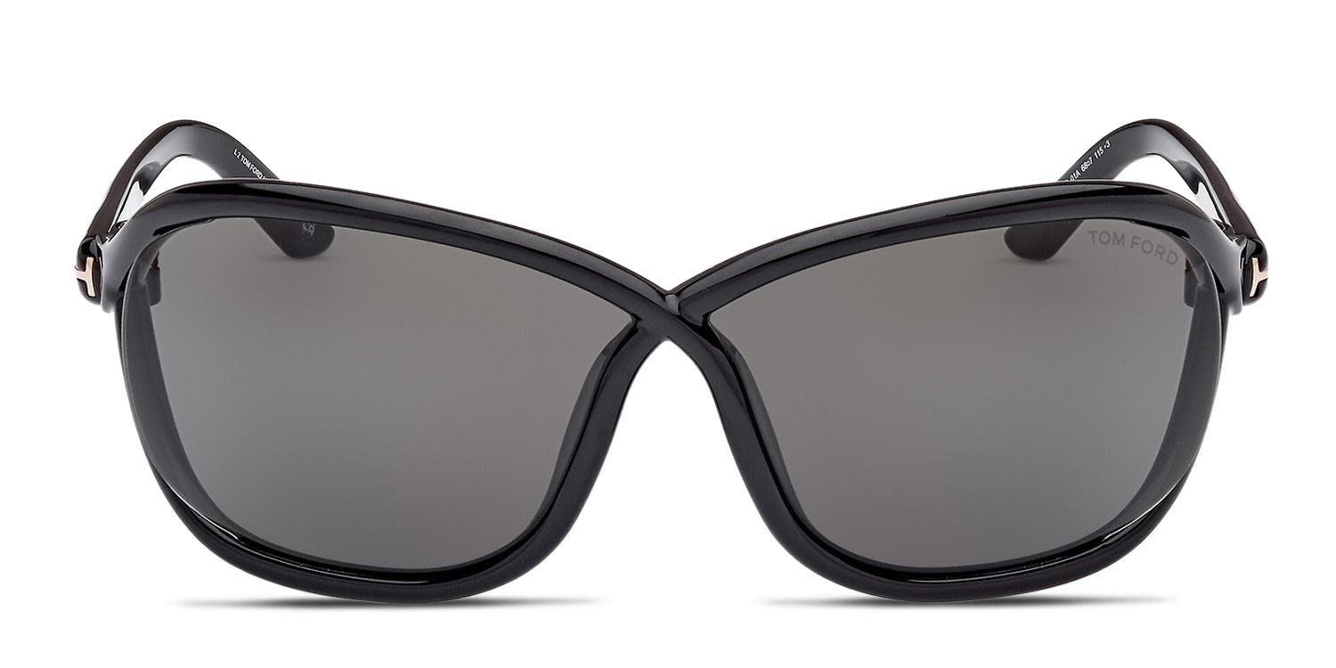 Tom Ford TF1069 Fernanda Shiny Black glasses - Shiny Black - Frontal View