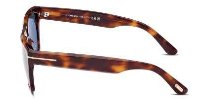 Tom Ford TF1077 Alberto Tortoise glasses - Tortoise - Side View