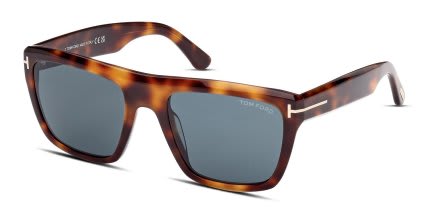 Tom Ford TF1077 Alberto Tortoise glasses - Tortoise - Angle View