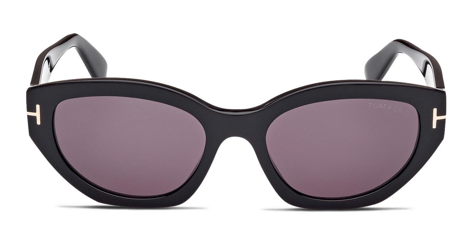 Tom Ford TF1086 Penny Shiny Black glasses - Shiny Black - Frontal View